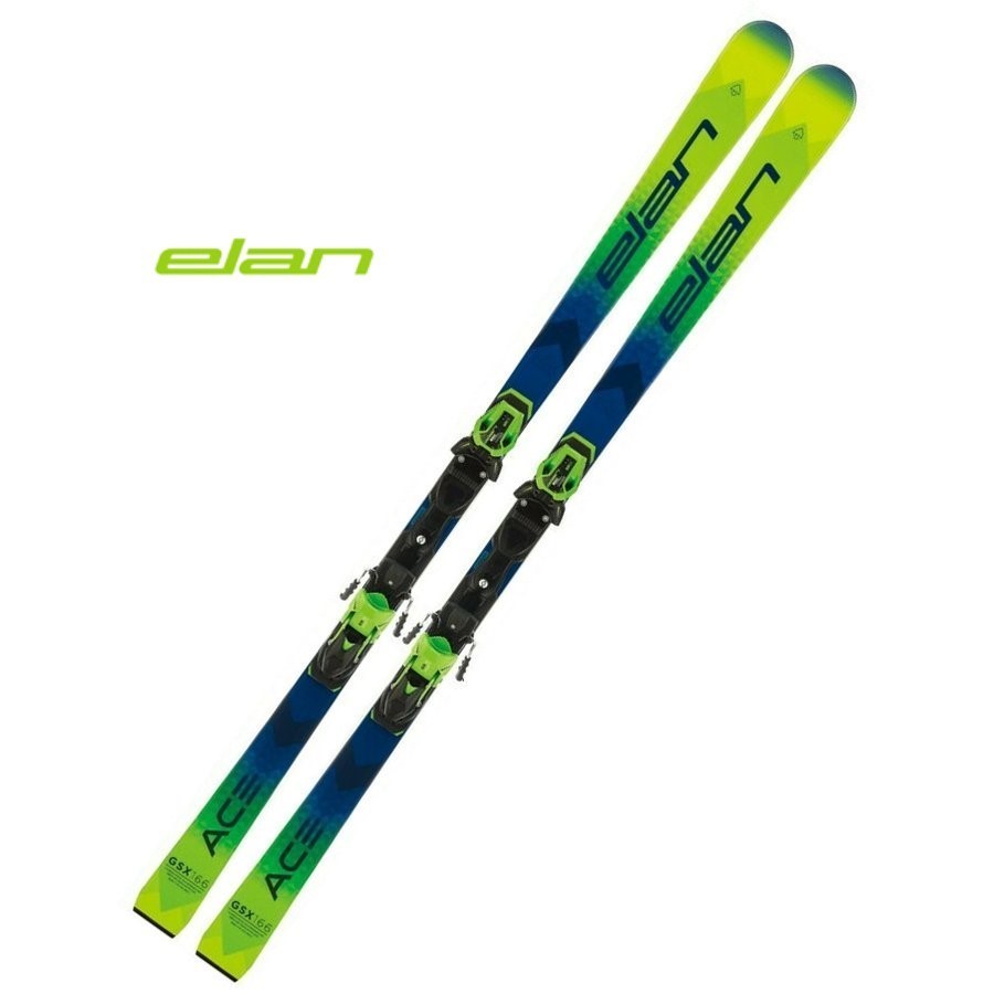 エラン レージング スキー GSX RACE 182 cm ビンディング Elx14 GS板 スキー板 アウトドア 重量実測：3570g（ビンディング含む1本)