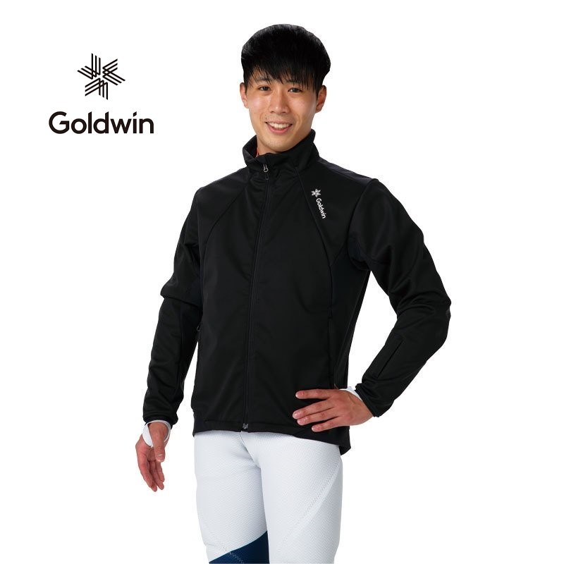 23 GOLDWIN ゴールドウイン Windproof Stretch Jacket 【G52300P】BK