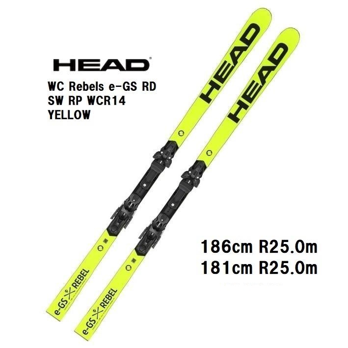 HEAD GS 2019-20 193cm R30 スキー板（エッジ割れあり）ビンディング