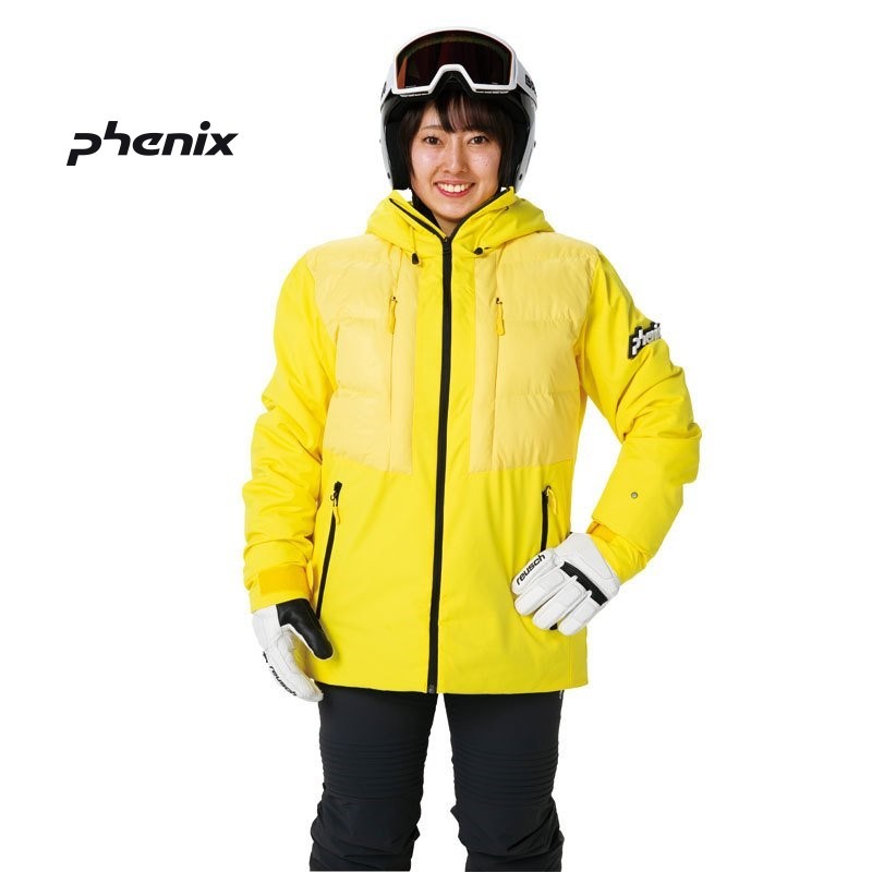 美品『PHENIX』フェニックス　スキーウェア　ジャケット　160 黄色　兼用