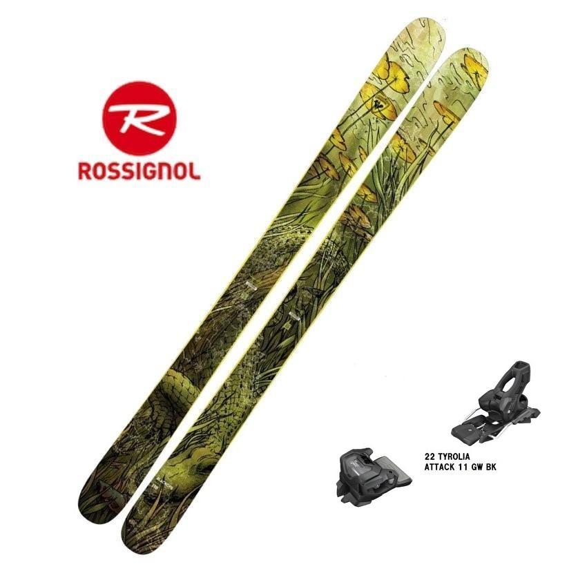 23 ROSSIGNOL ロシニョール BLACKOPS 118 OPEN + 22 ATTACK 11 GW BK