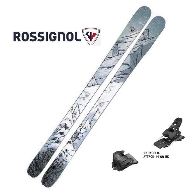 23 ROSSIGNOL ロシニョール BLACKOPS 92 OPEN + 22 ATTACK 14 GW BK