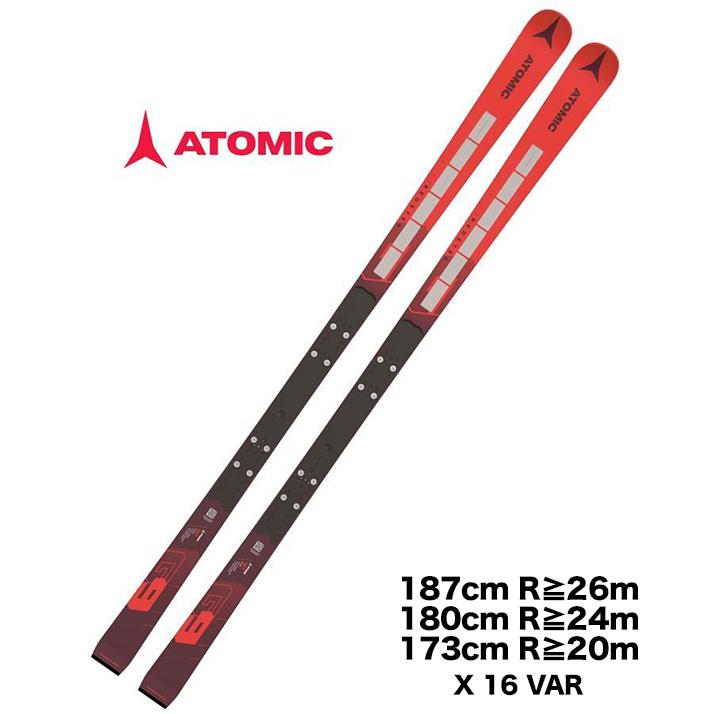 アトミック レーシング スキー REDSTER GS 183 ビンディング X12 ジャイアントスラローム スキー板 アウトドア 重量実測：3790g（ビンディング含む1本)なし