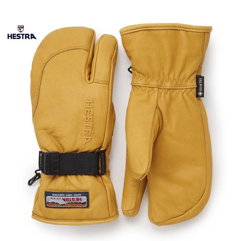 24 HESTRA (ヘストラ) 3-Finger GTX Full Leather 【33882】【701 Tan