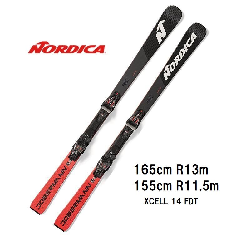 2024 NORDICA ノルディカ DOBERMANN SLR DC FDT + XCELL 14 FDT スキー 