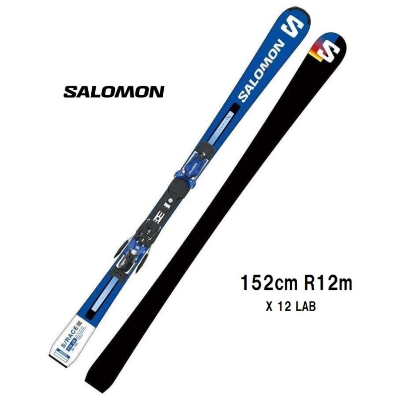 2024 SALOMON サロモン S/RACE FIS SL JR + X12Lab ジュニア スキー板 ...