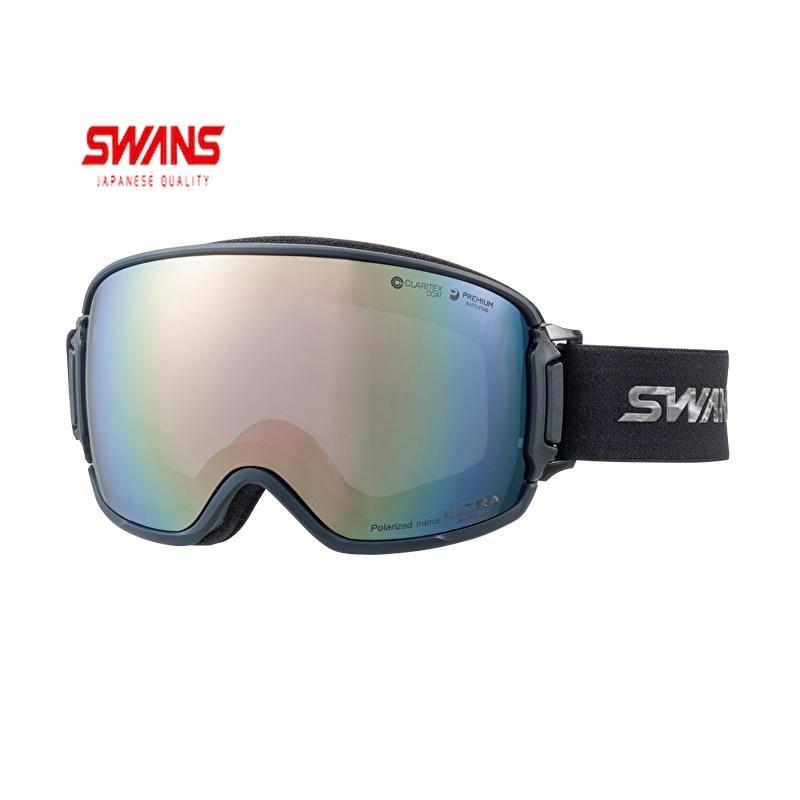 【SWANS/スワンズ】スキースノボゴーグル　くもり止め/撥水/メガネ使用可S1ワイワイスノーグッズ