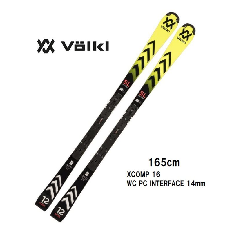 2024 VOLKL フォルクル RACETIGER SL WC + WC PLATE + XCOMP 16 スキー 
