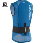 Salomon バックプロテクター　ブラック/ブルー SALOMON サロモン スキー バックプロテクター 脊椎パット メンズ
