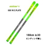 26 elan エラン GSX WORLD CUP PLATE ビンディング無し スキー板