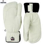 26 HESTRA ヘストラ Topo 3-Finger 33872 000 White スキーグローブ