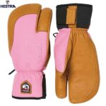26 HESTRA ヘストラ Topo 3-Finger 33872 920701 Cerice/ Tan スキー