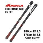 26 NORDICA ノルディカ DOBERMANN GSR DC FDT + COMP 13 FDT スキー板
