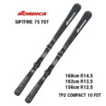 26 NORDICA ノルディカ SPITFIRE 75 FDT + TP2 COMPACT 10 FDT スキー