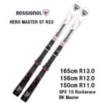 26 ROSSIGNOL ロシニョール HERO MASTER ST R22 + SPX 15 Rockerace BK