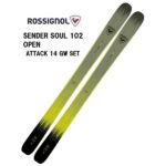 26 ROSSIGNOL ロシニョール SENDER SOUL 102 OPEN + ATTACK 14 GW