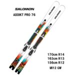 26 SALOMON サロモン ADDIKT PRO 76 + MI12 GW スキー板 オールラウ
