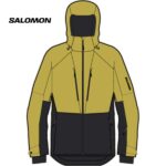 サロモン SALOMON BRILLIANT JKT Ｌサイズ　グリーン SALOMON スキーウェア メンズ スキージャケット サロモン 2025
