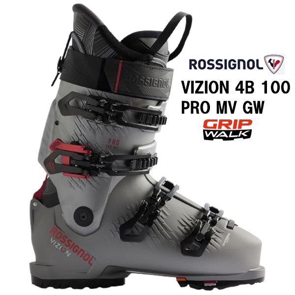 27 ROSSIGNOL ロシニョール VIZION 4B 100 PRO MV GW – SILVER GREY